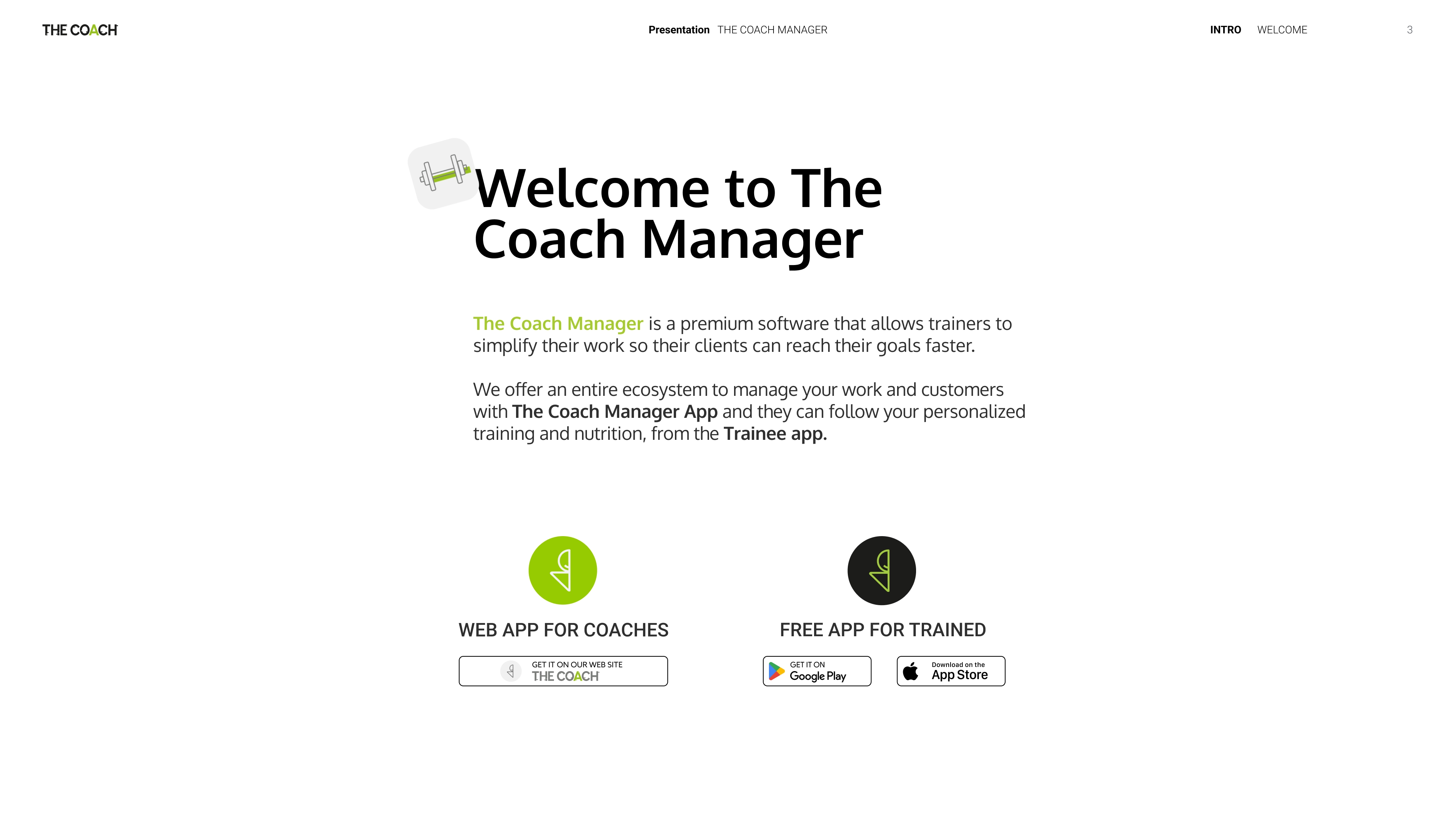 image of page 1 from the document on how to works of the coach