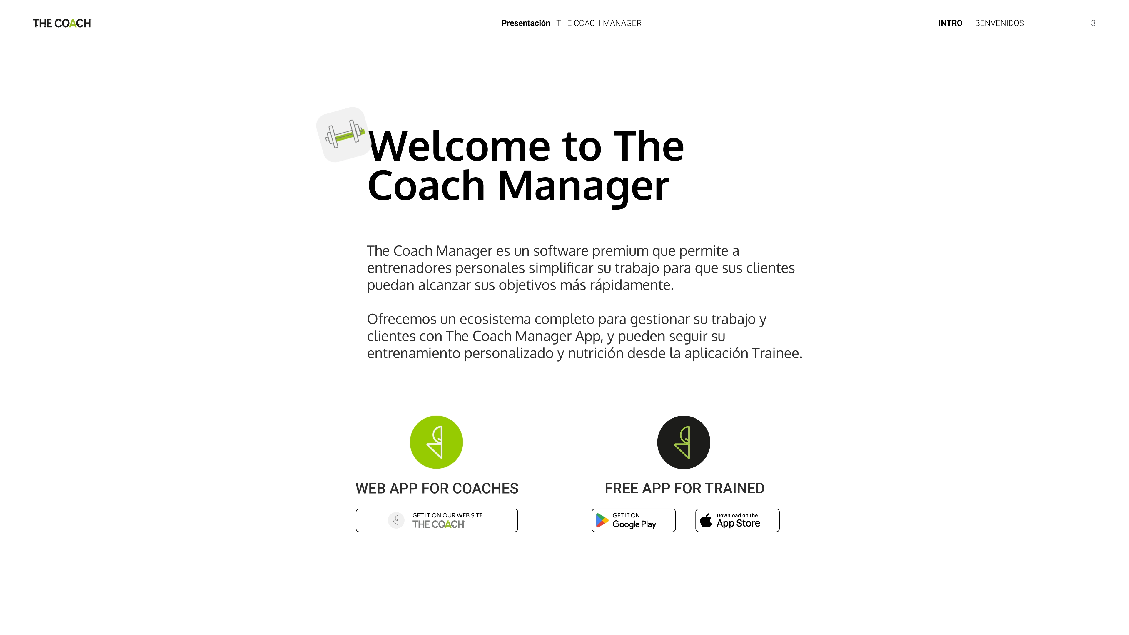image of page 1 from the document on how to works of the coach